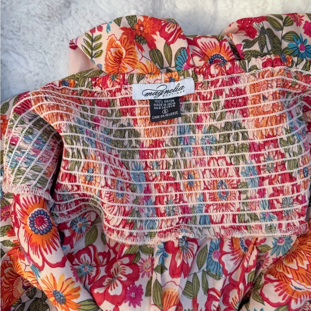 NWOT floral halter midi dress - Picture 4 of 4